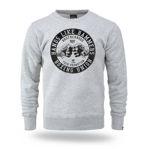 Dobermans Aggressive &quot;BOXING UNION BC385&quot; Sweatshirt - Gray