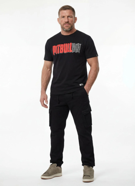 PIT BULL "REBEL BORN" Men's T-Shirt - Black