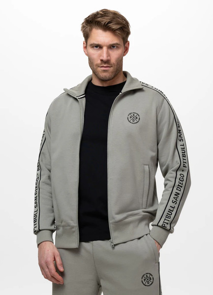 Bluza męska rozpinana PIT BULL "NEXUS" - szałwiowy