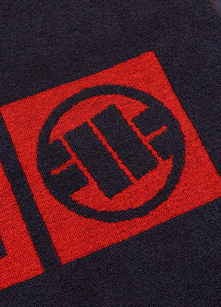 PIT BULL &quot;Gym HILLTOP&quot; Bath Towel - Fiery Red/Graphite