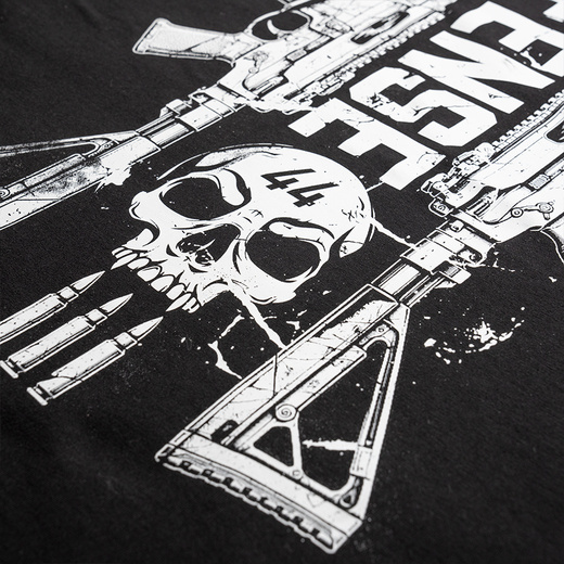 Koszulka T-shirt Dobermans Aggressive "DEFEND YOUR LAND TS418" - grafitowa