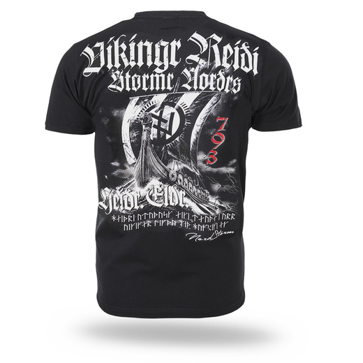 Koszulka T-shirt Dobermans Aggressive "DRAKKAR TS407" - czarna