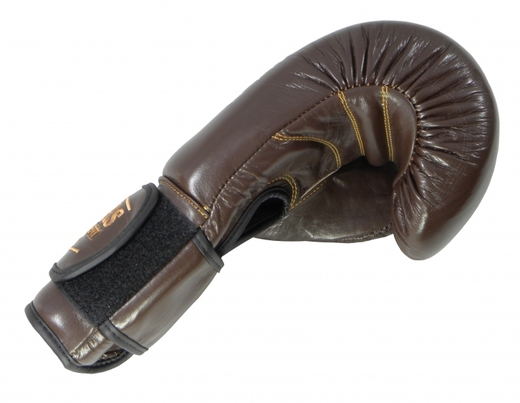 Leather boxing gloves Masters VINTAGE BROWN