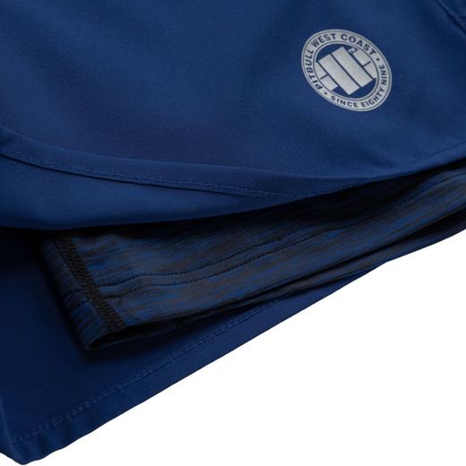 Spodenki szorty PIT BULL Performance Pro Mesh - granatowe/granatowe
