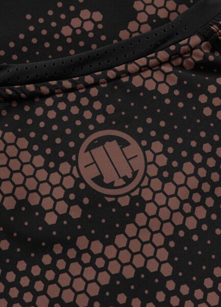Rashguard longsleeve PIT BULL "HEX CAMO HILLTOP" - ciemny piaskowy