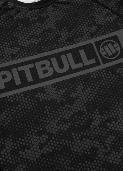 Rashguard PIT BULL "HEX CAMO HILLTOP" - czarny