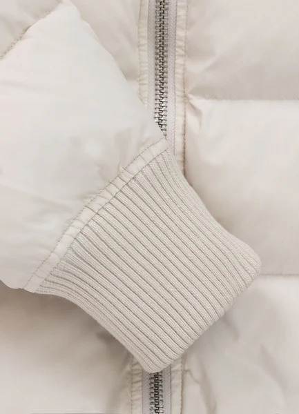 Kurtka zimowa męska z kapturem PIT BULL "GOPHER" - off white