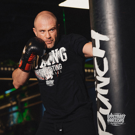 T-shirt Dobermans Aggressive &quot;Dirty Fighting TS270&quot; - brown