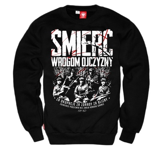 Bluza bez kaptura ULTRAPATRIOT "Śmierć Wrogom Ojczyzny"