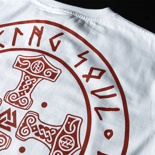 Koszulka T-shirt Dobermans Aggressive "THORS CROSS" TS386 - granatowa