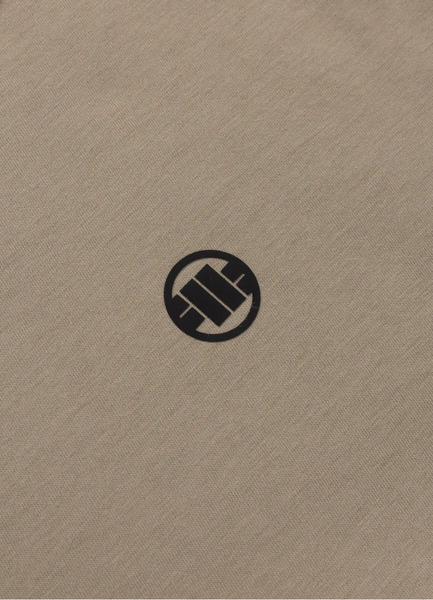 Koszulka męska PIT BULL Coolmax "SCOTT" - ciemny piaskowy