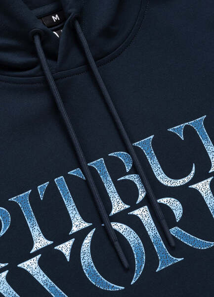 Bluza z kapturem PIT BULL "WORLD" - granatowy