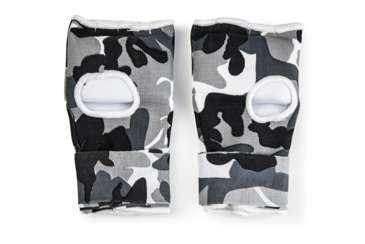 Gel boxing bandage, wraps, gel gloves, Ring camo - black
