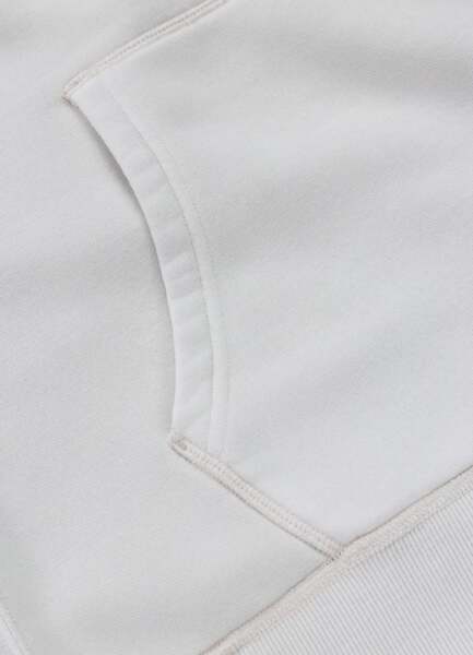 Bluza z kapturem PIT BULL Washed "ORLANDO" - biały