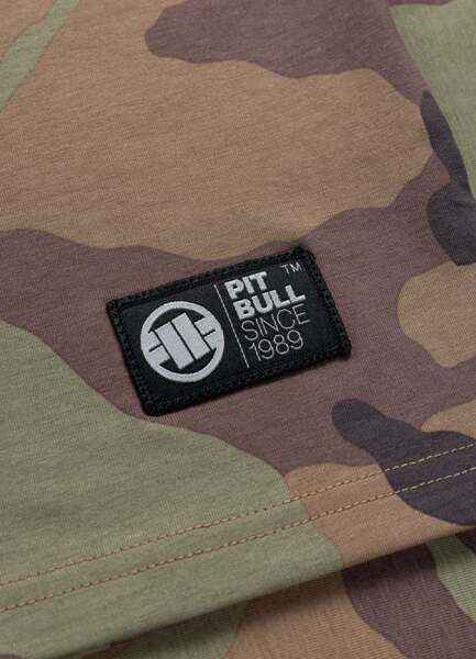 Koszulka PIT BULL slim fit "Classic Boxing" - woodland camo