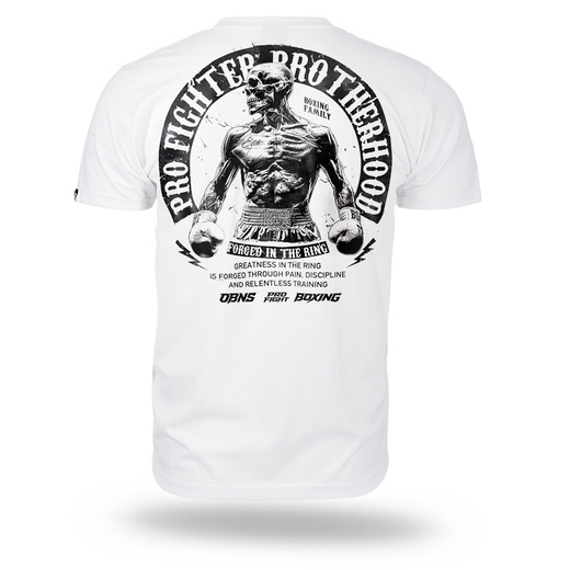 Koszulka T-shirt Dobermans Aggressive "PRO FIGHTER TS414" - biała
