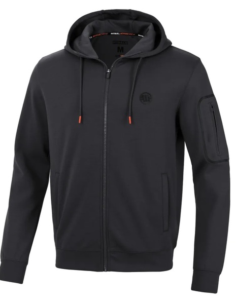 PIT BULL "Beachfront" zip-up sweatshirt with hood - gray