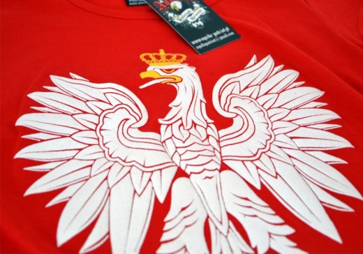 Koszulka damska Aquila "Orzeł" - czerwona