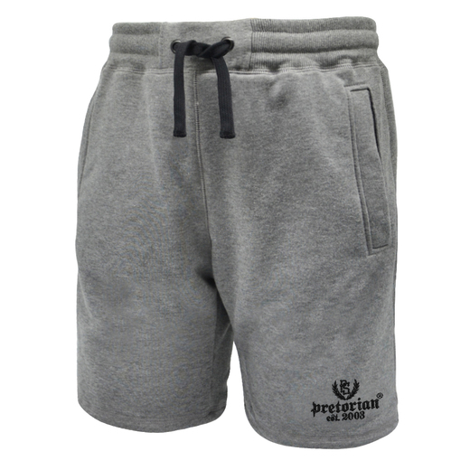 Pretorian cotton shorts &quot;Est. 2003&quot; - gray
