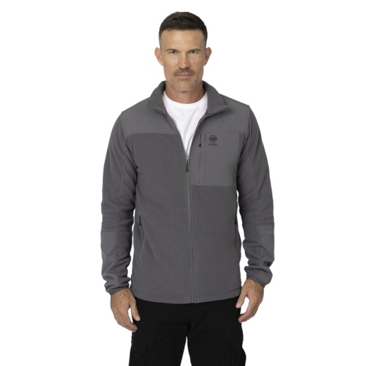 Bluza polarowa rozpinana PIT BYULL "CAMERON" - grafitowy