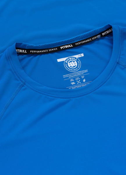 Longsleeve Mesh performance PIT BULL "RUNWAY" - niebieski