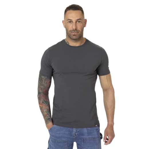 Koszulka męska PIT BULL Slim Fit "MINIMAL" - grafitowy