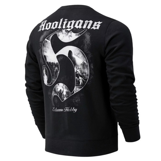 Bluza klasyczna Extreme Hobby "HOOLIGANS 2025"- czarny