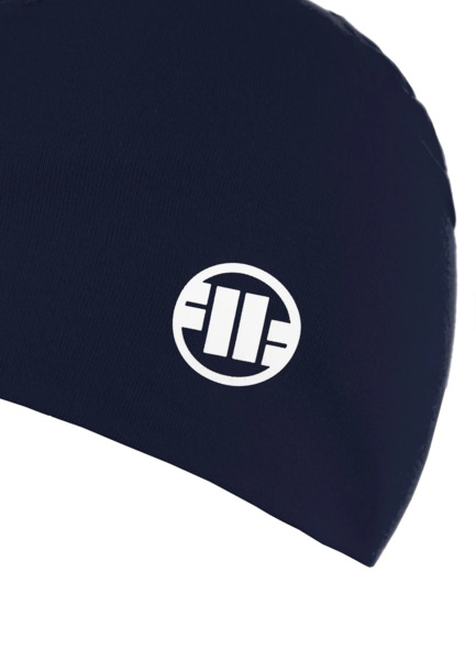 PIT BULL "Small Logo II" Cotton Winter Hat - Navy Blue