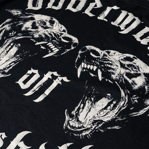 Koszulka T-shirt Dobermans Aggressive "MAD AS HELL" TS383 - biała