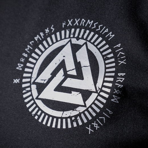 Longsleeve Dobermans Aggressive "ULFHEDINN" LS227" - granatowy
