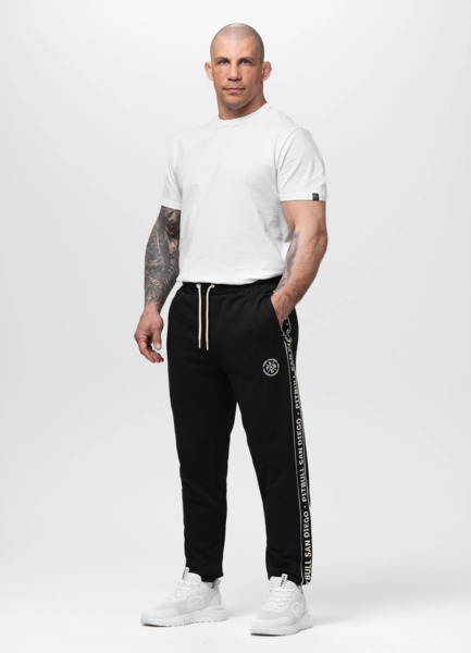 Spodnie dresowe PIT BULL "NEXUS" - czarny