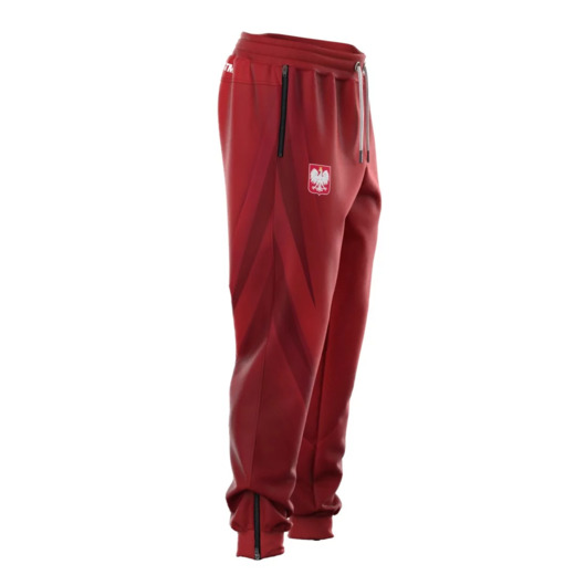 Extreme Hobby "POLSKA ULTIMATE" Men's Polyester Sweatpants - Red