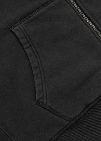 Men's zip-up hoodie PIT BULL "HACKETT" - graphite