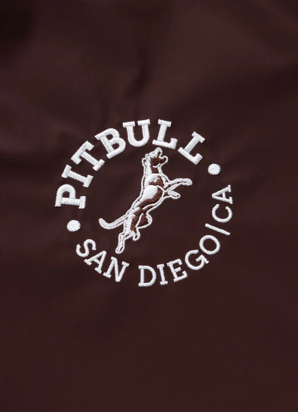 Kurtka przejściowa bejsbolówka PIT BULL "MANOLITO" - bordowy