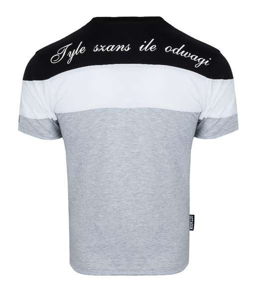 Koszulka T-shirt Octagon trójkolorowy "Tyle Szans Ile Odwagi"