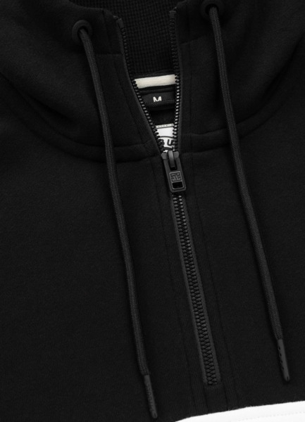 Bluza męska z kapturem PIT BULL "GIBSON" - czarny/szary