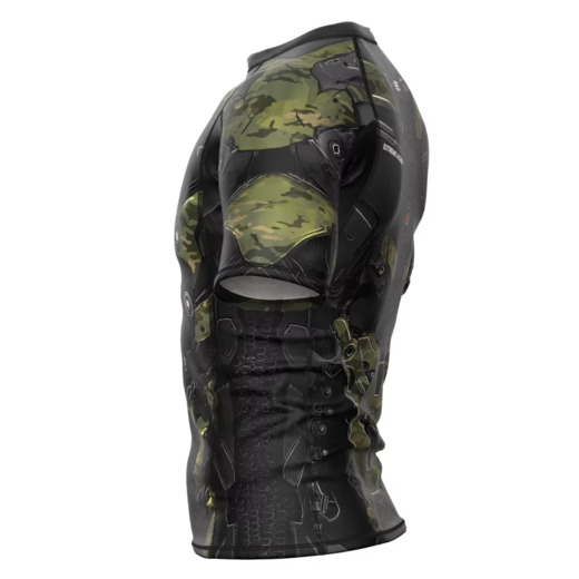 Extreme Hobby men's short sleeve rashguard | IRON FORCE - Camo