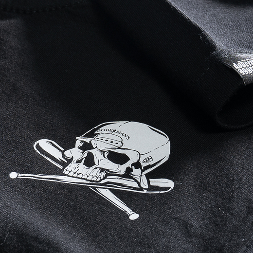Koszulka T-shirt Dobermans Aggressive "Skull TS250" - czarna