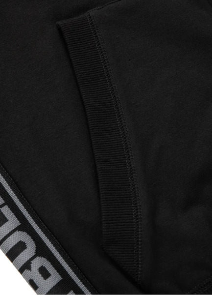 PIT BULL French Terry &quot;Lotus&quot; &#39;23 zip-up hoodie - black
