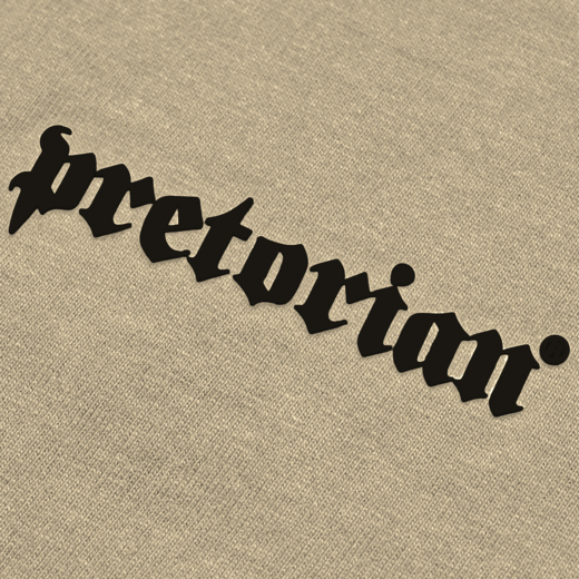 Koszulka Pretorian Ringer "Logo" 3D - piaskowa