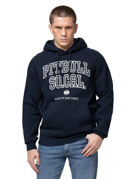 PIT BULL "SO CAL" Men's Hoodie - Navy Blue