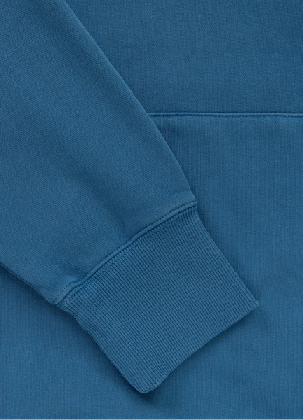  PIT BULL Washed Men&#39;s Hoodie &quot;Lancaster II&quot; - Blue