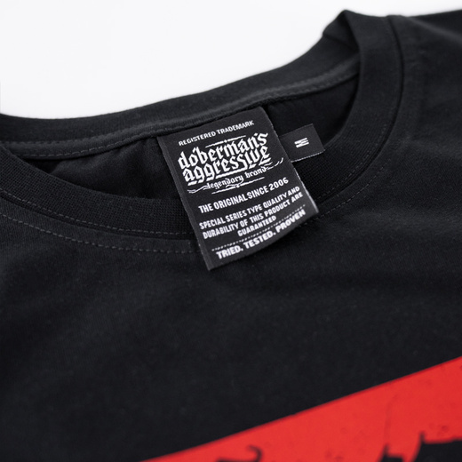 Longsleeve Dobermans Aggressive "AN UNSTOPPABLE OFFENSIVE PRIDE" LS265" - granatowy