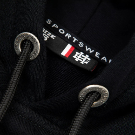 Bluza z kapturem Extreme Hobby "FANATICS" - czarna