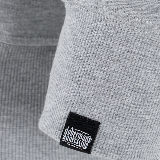 Bluza z kapturem rozpinana Dobermans Aggressive "O.F.N.S SHIELD BZ259" - szara