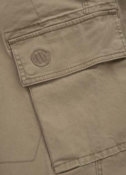 Spodnie PIT BULL Jogger bojówki męskie "SCOTT" - piaskowy