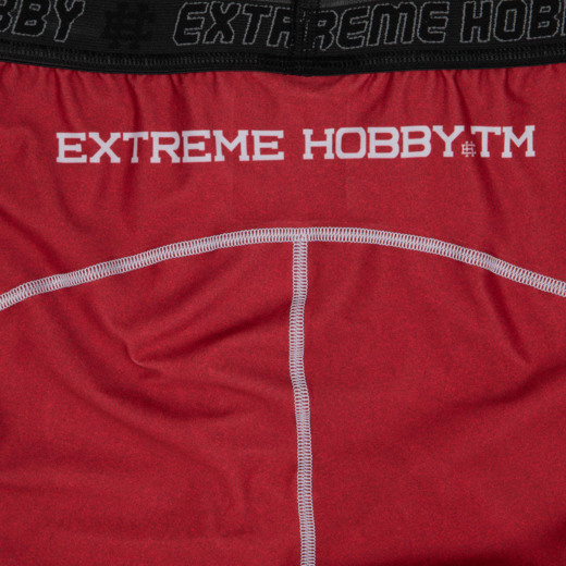 Leginsy męskie sportowe Extreme Hobby "Trace" - czerwone