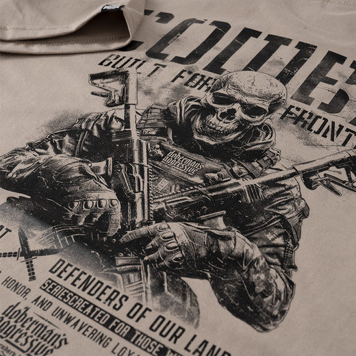 Koszulka T-shirt Dobermans Aggressive "COMBAT TS404" - biała