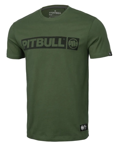 Koszulka PIT BULL "Hilltop" 140 - oliwkowa