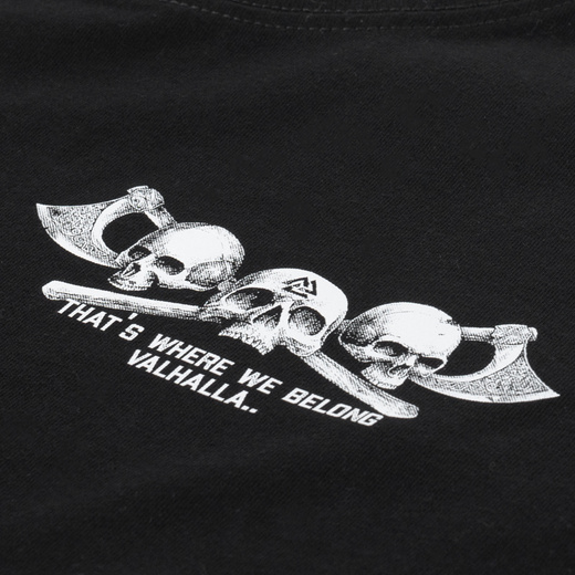 Longsleeve Dobermans Aggressive "MY VALHALLA" LS272" - granatowy